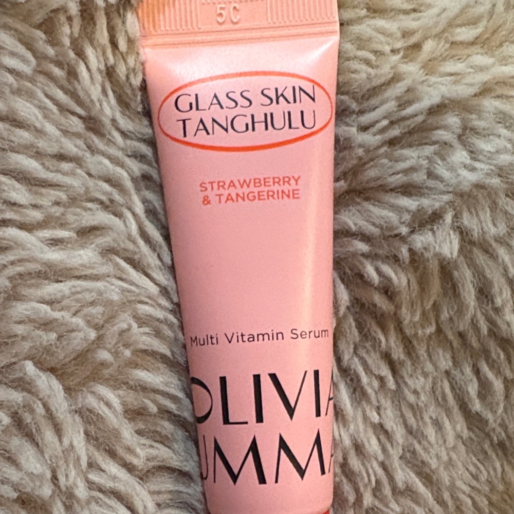 Olivia M Glass Skin Tanghulu Lip Gloss - Strawberry & Tangerine